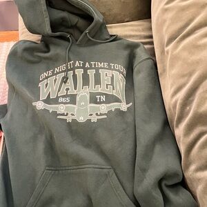 Morgan Wallen 2024 tour Dark Green Hoodie